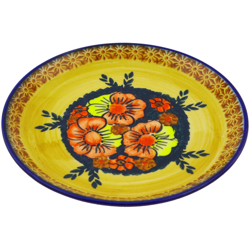 Poppy Love Ceramic Decorative Plate
