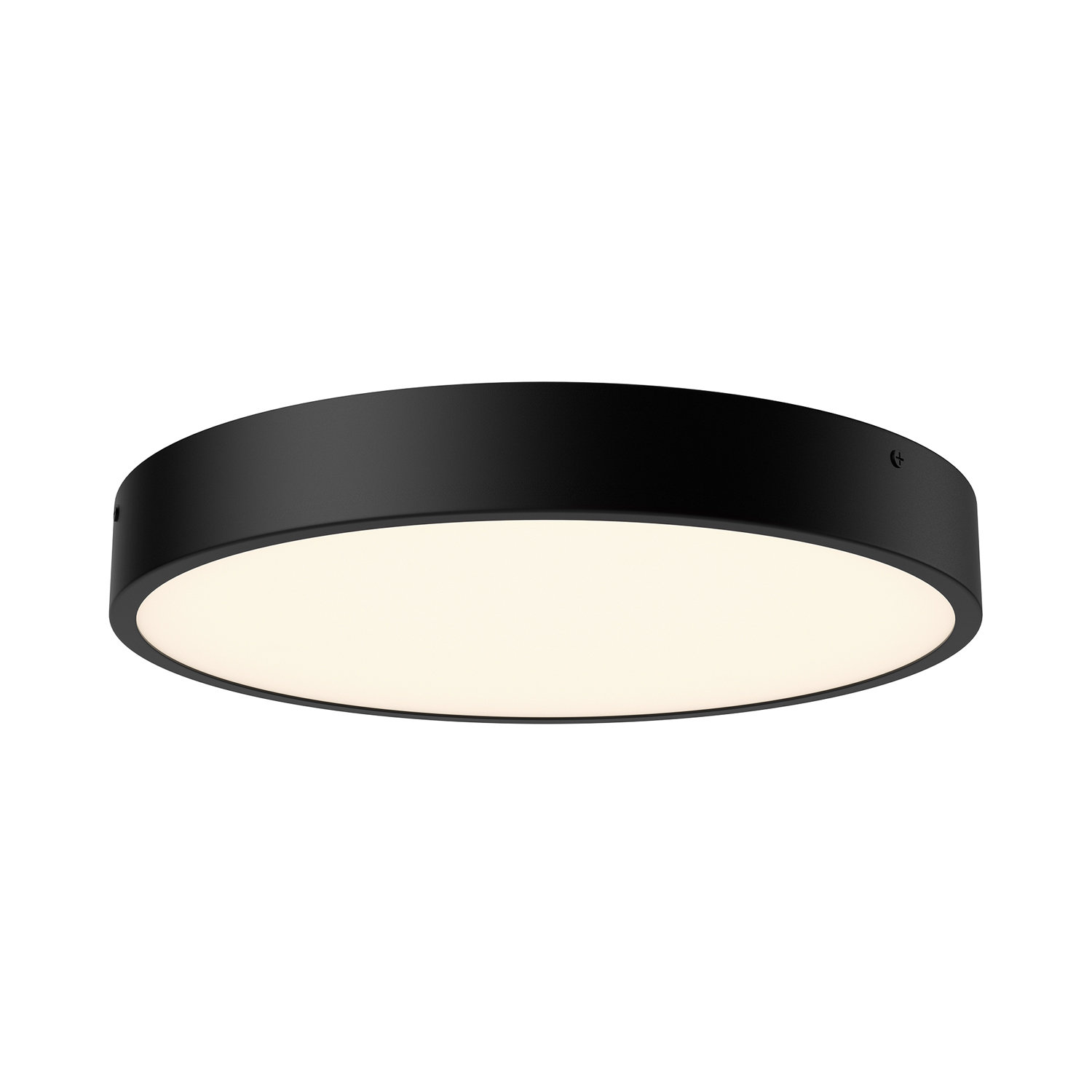 Orland 1 - Light Flush Mount, Matte Black, 2" H x 15" W x 15" D