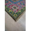 Tapis vert en laine noué à la main vert à motif géométrique classique-662733632-662733644