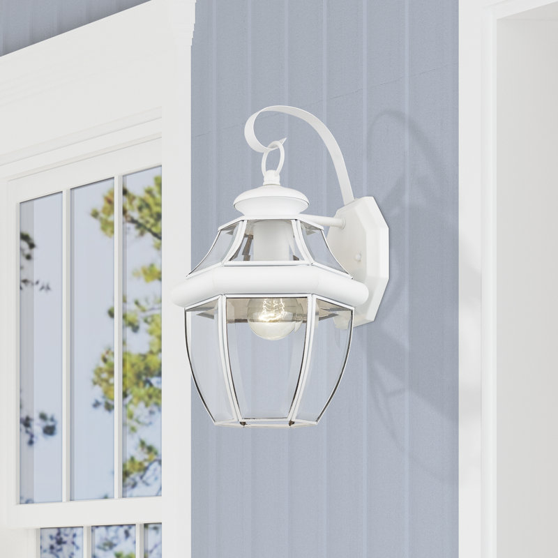 Alexavier Solid Brass Wall Light, White