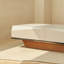 Table basse de luxe crème avec rangement
