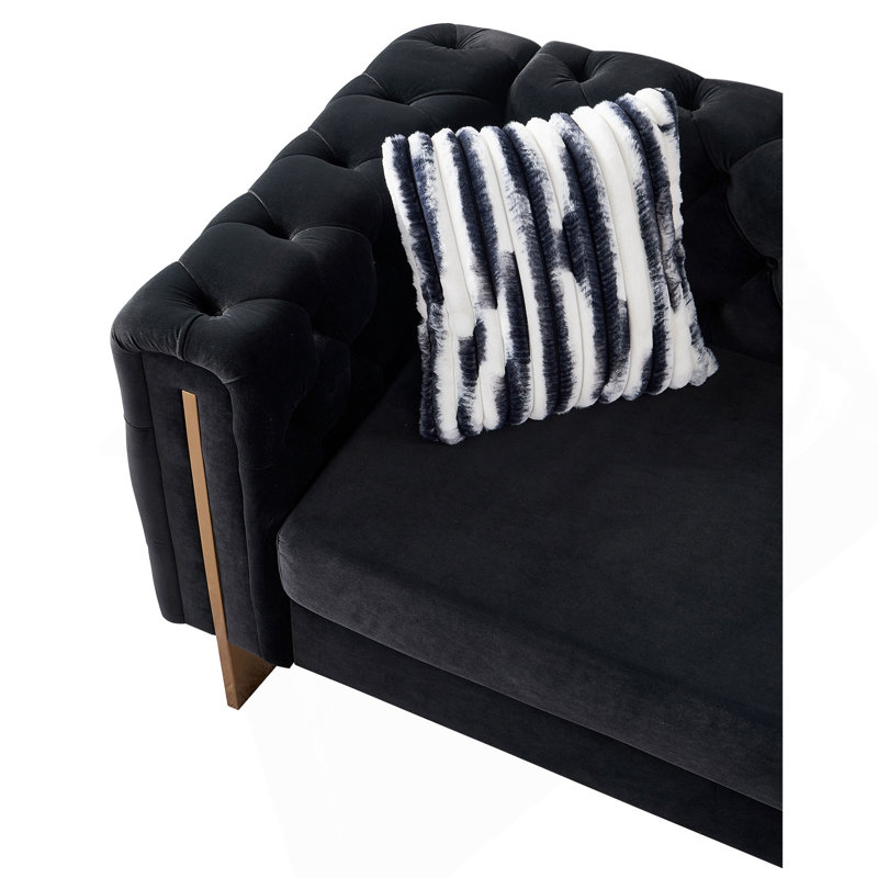 Canapé Chesterfield Chesterfield, Noir