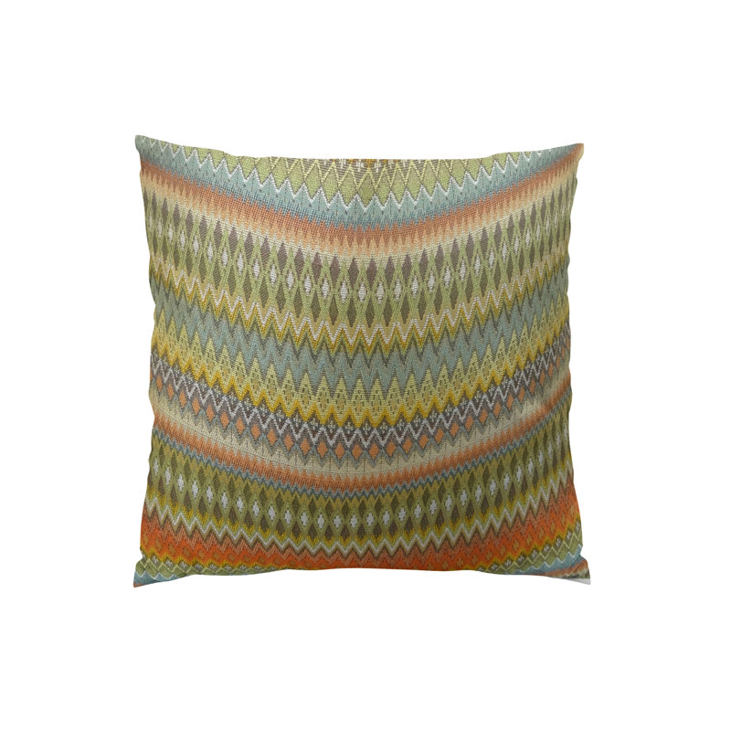 Coussin fait main Zig Along, H 12 po x l 20 po