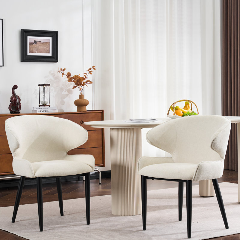 Chaise rembourrée en tissu Deltin