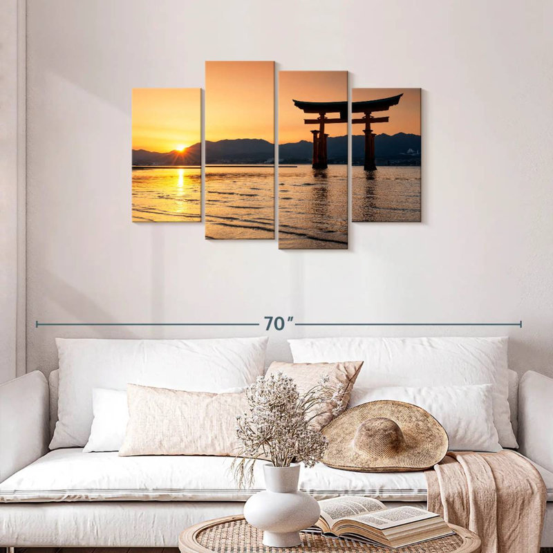 Keesha Miyajima Torii Sunset II, 27" H x 43" W
