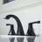 Pyramid Widespread Bathroom Faucet 3 Hole, 2-handle Bathroom Sink Faucet with Drain Assembly-66906328