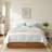 Wooden Queen Bed Frame with Lift Up Storage, No Box Spring Needed, Rustic Brown-204592579-204592589