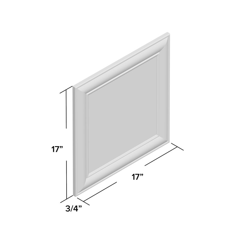 Ukiah Flat Wall Mirror, 17" H x 17" W