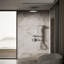 Tête de douche contemporaine 14 po avec jet à induction d'air Katalyst, 2,5 gallons par minute-6671423