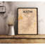 Austin City Map 1 Piece Wall Art-1396313095
