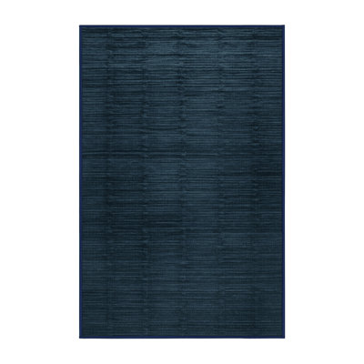 Machine Washable Solid Gray Area Rug