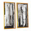 «Brown and Beige Modern Art», ensemble de 2 peintures sur toiles-958217337-958217341
