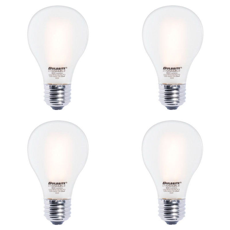 Base dépolie 60 watts équivalente à l’ampoule à del a19 e26