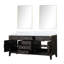 Meuble-lavabo double avec miroirs