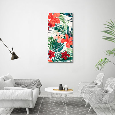 Tropical Plants - Wrapped Canvas Print