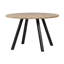 Plimpton Oak Round Solid Wood Top Dining Table