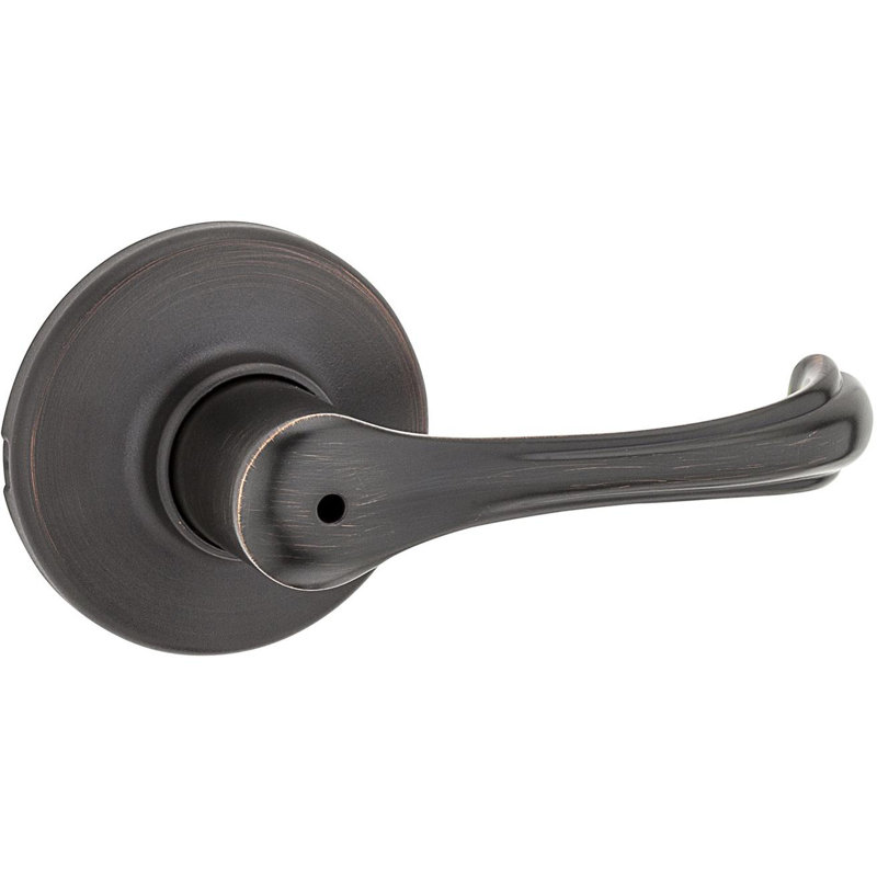 Dorian Privacy Door Lever with Round Rosette