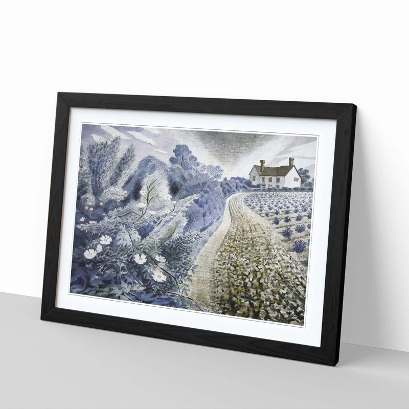 Single Picture Frame Painting, Black