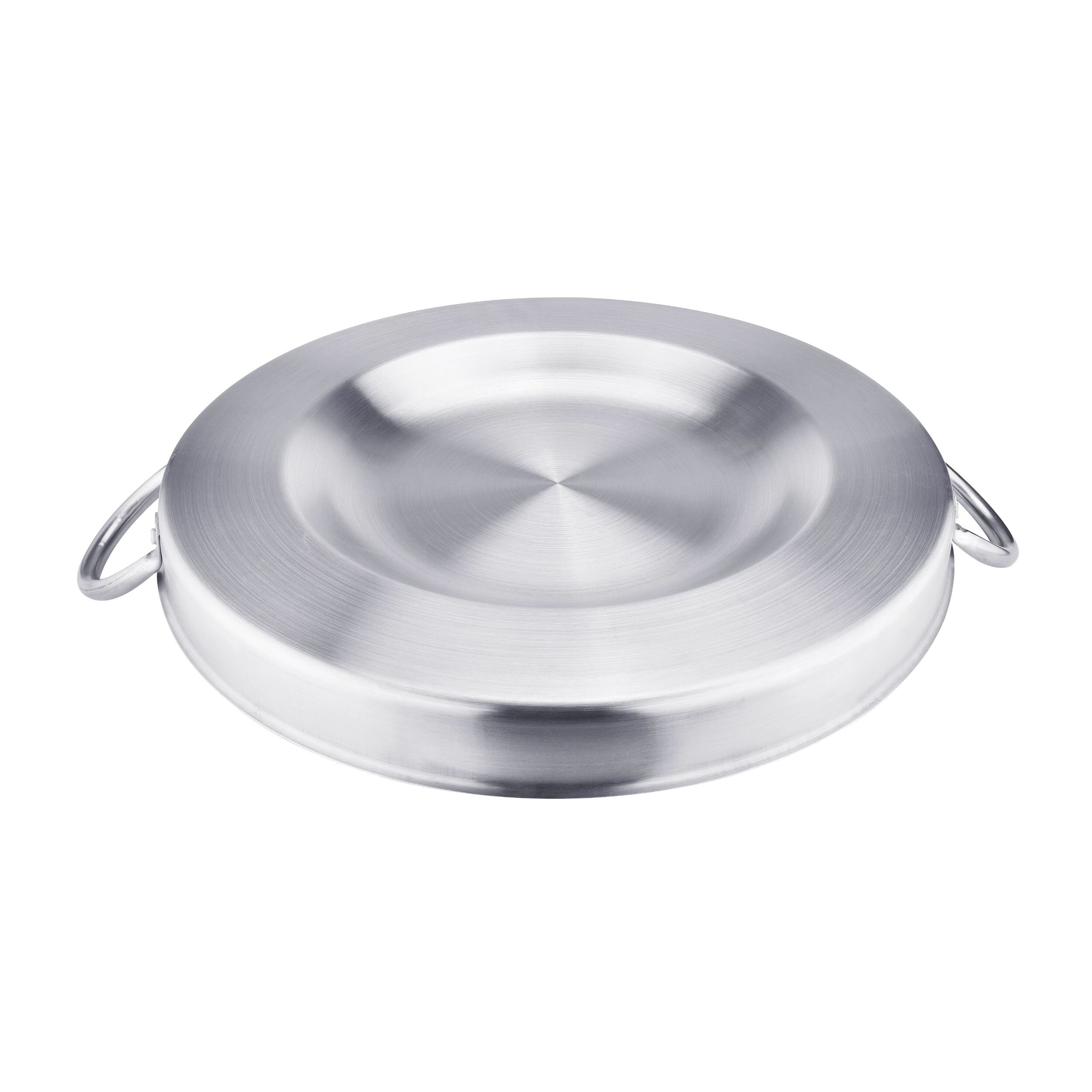 Flat Frying Pan Stainless Steel Comal Frying Bowl Comal Convex