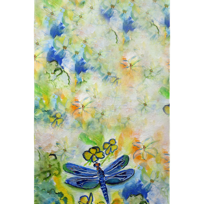 Serviette de plage Iris Dragonfly's Garden