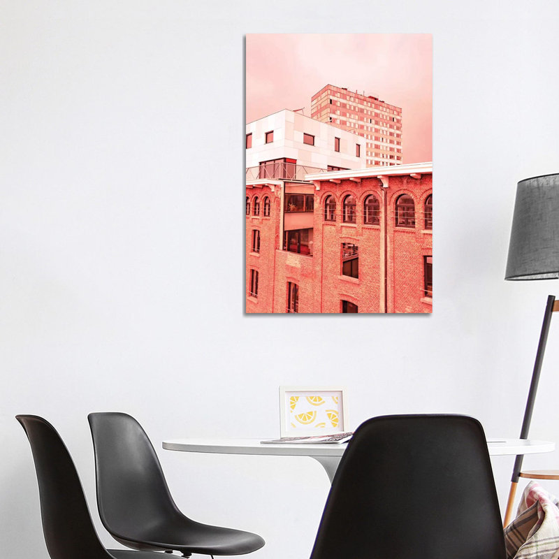Urban Puzzle 1 Piece Wrapped Canvas Wall Art, 101.6 cm H x 66.04 cm W x 3.175 cm D