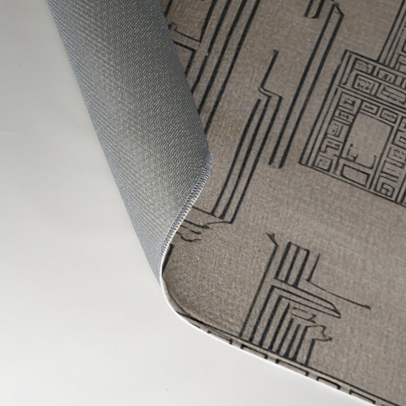 Tapis intérieur et extérieur ArtDeco, Rectangle 5 pi x 7 pi
