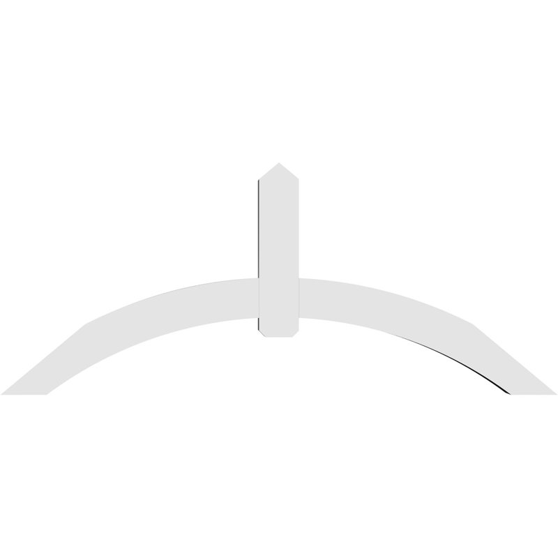 Support pour pignon en PVC Archdale, H 35 po x l 84 po (pas: 10/12), P 6 po x F 6 po