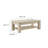 Hollis Travertine Coffee Table In Travertine