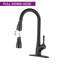 Robinet de cuisine rétractable à poignée simple avec accessoires-65082737