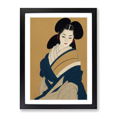 Vintage Geisha No.3 - Single Picture Frame Print