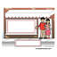 Façade de magasin personnalisée - couple caricature avec un tapis et un cadre - prêt à être accroché!-104368965