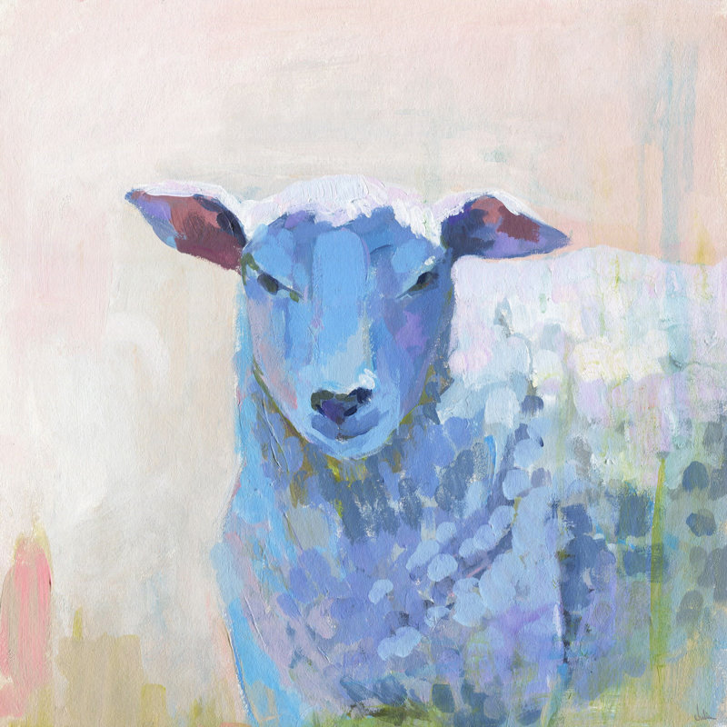 «La Oveja», reproduction sur toile tendue, H 18 po x l 18 po x P 1,5 po, Toile tendue