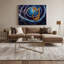 «Music Lyre», art mural sur toile grise-928572491