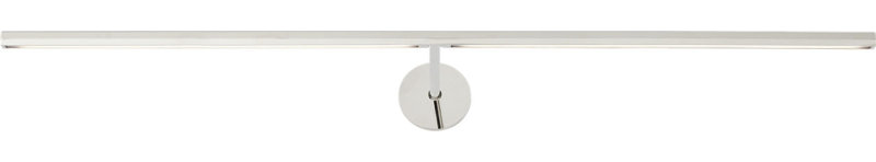 Plural Faceted Picture Light, 0.7" H x 30" W x 8.9" D, Polished Nickel, 20.8