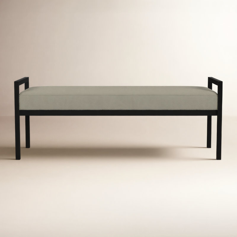 Loxe Teddy Upholstered Bench, Farm Velvet