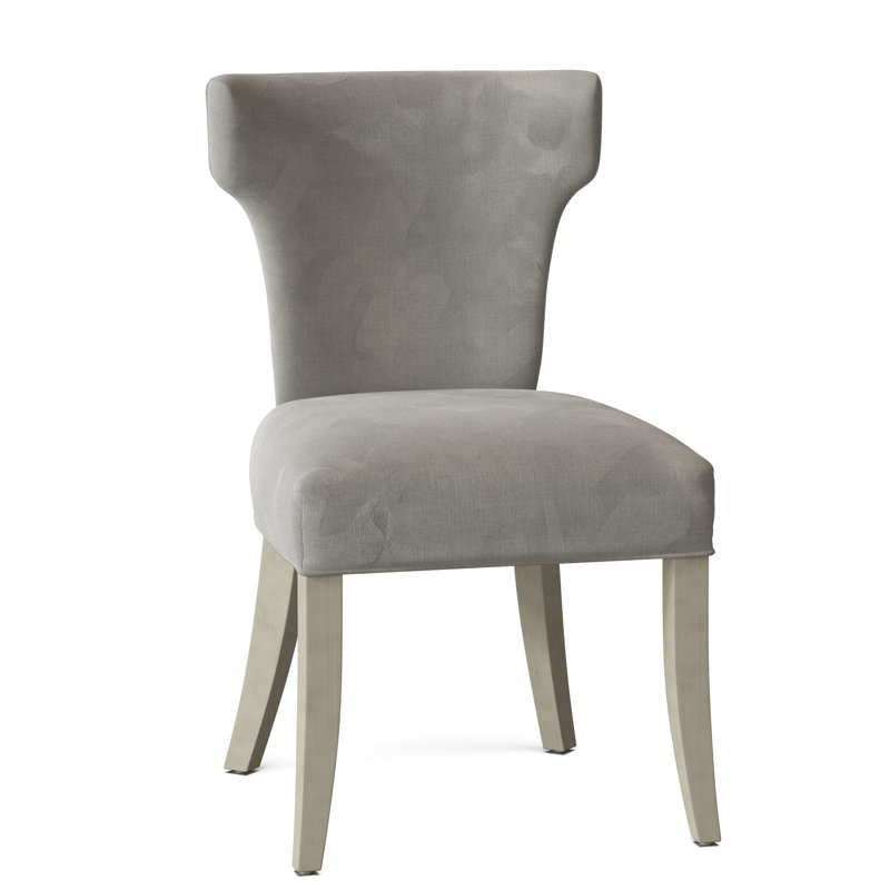 Carlin Upholstered Wingback Side Chair, Almond Buff, 7609 Cream