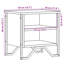 Alliyah 40cm W Metal Bedside Table-758425479