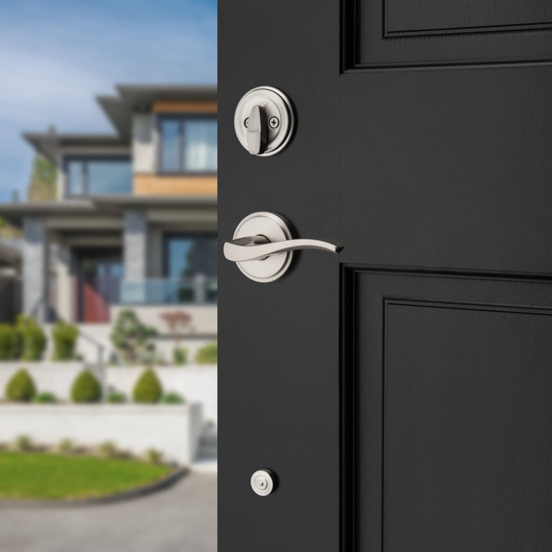 Sedona Entry Set, Satin Nickel, Left
