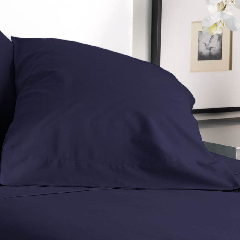 Modern Living 300 Thread Count Satin Pillowcase, Evening Blue, King