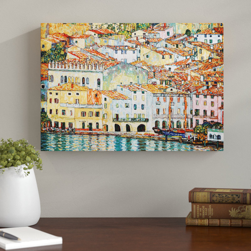 Malcena at the Gardasee 3 by Gustav Klimt - Wrapped Canvas, 40cm H x 60cm W