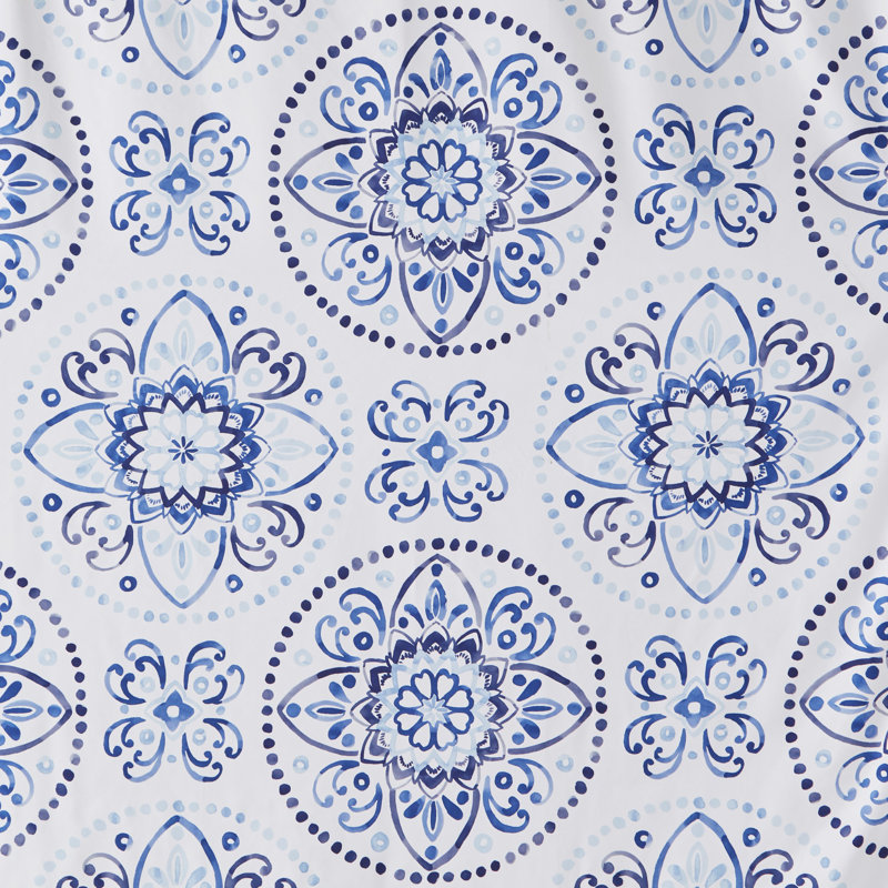 Greig Geometric Shower Curtain