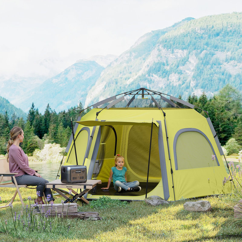 3 Person Tent, Yellow