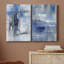 Reflections in Indigo - ensemble de 2 reproductions d'art texturé sur toile tendue-1987081533
