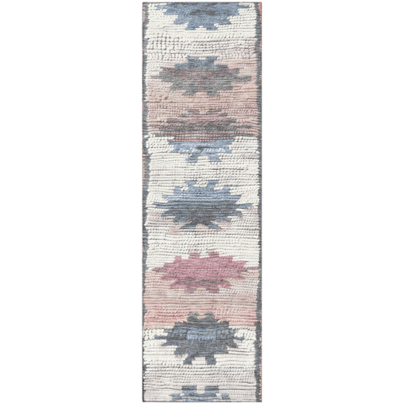 Premium Machine Washable Mayfield AMF1946 Tribal Rug, Runner 2'3" x 7'6"