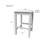 Elegant Brown 24.25" Counter Stool with Space-Saving Backless Design-528815597