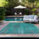Kinslee Washable Striped Indoor / Outdoor Rug