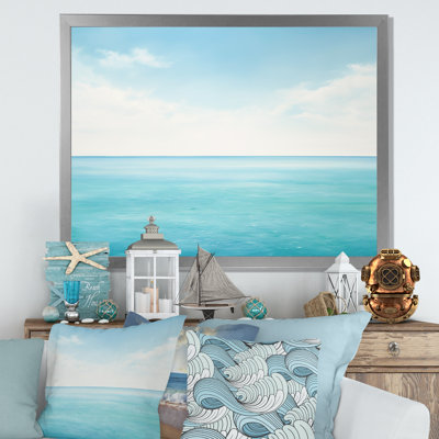 Impression sur toile Ocean Minimalisme Horizon II