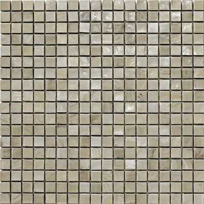 Chestnut 2 5/8" x 5/8" Glass Mosaic
