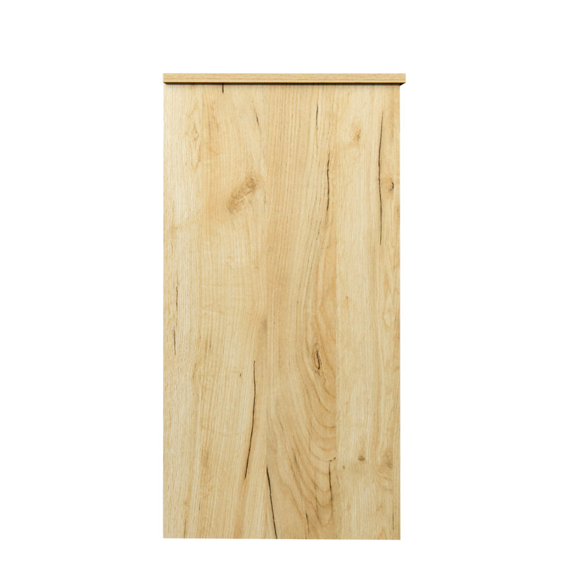 Buffet moderne en bois avec 2 portes, 1 rangement et 2 tiroirs