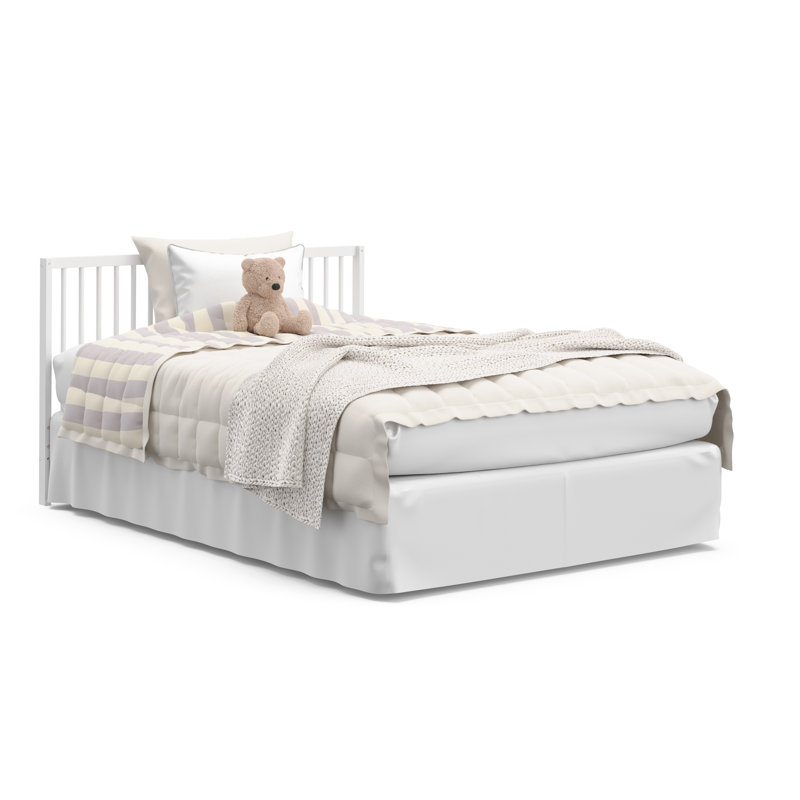 Lit de bébé convertible Teddi 5 en 1, Blanc